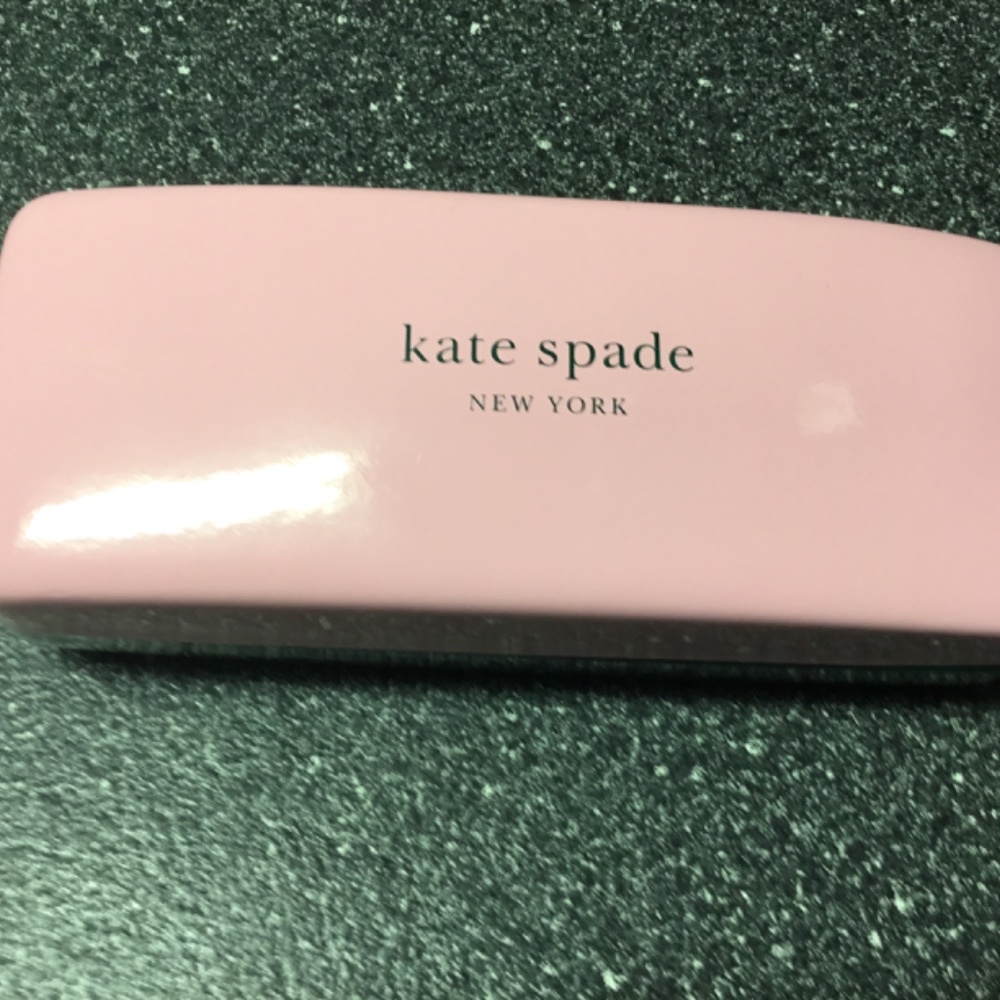 Kate Spade Pink/Green Hardshell Glasses Case - Picture 5 of 7